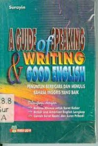 Image of A Guide Of Speaking & Write Good English