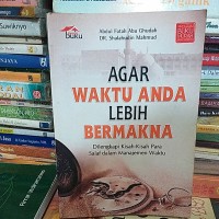 Image of Agar Waktu Anda Lebih Bermakna