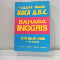 Image of Belajar Mudah Baca A.B.C Bahasa Inggris