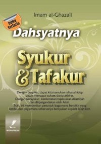 Image of Dahsyatnya Syukur & Tafakur