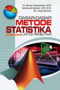 Image of Dasar-dasar metode statistik untuk penelitian