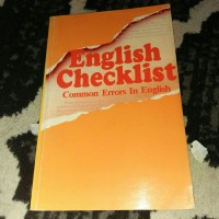 Image of English Checklist
