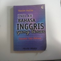 Image of Inilah Bahasa Inggris Yang Benar