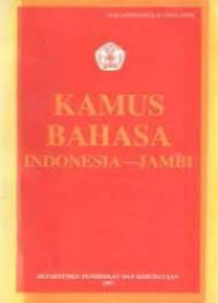Image of Kamus Bahasa Indonesia-Jambi