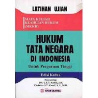 Image of Latihan Ujian Hukum Tata Negara di Indonesia
