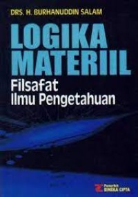 Image of Logika Materiil Filsafat Ilmu Pengetahuan