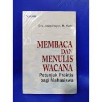 Image of Membaca Dan Menulis Wacana