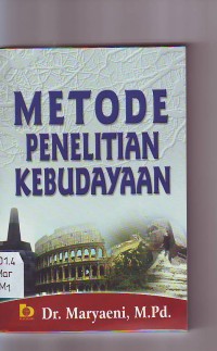 Image of Metode Penelitian Kebudayaan