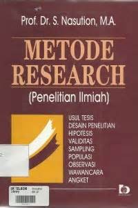 Image of Metodologi Research (Penelitian Ilmiah)