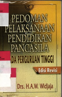 Image of Pedoman Pelaksanaan Pendidikan Pancasila