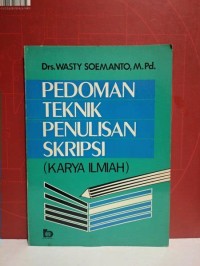 Image of Pedoman Teknik Penulisan Skripsi