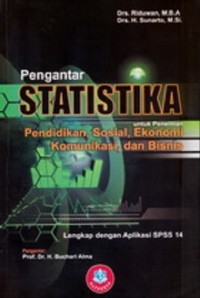 Image of Pengantar Statistika untuk Penelitian