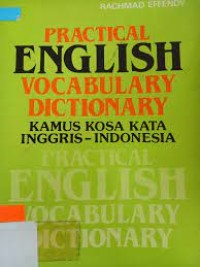 Image of Practical English Vocabulary  Dictionary
