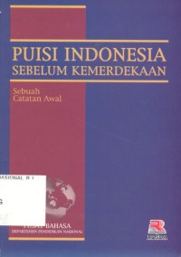 Image of Puisi Indonesia sebelum Kemerdekaan