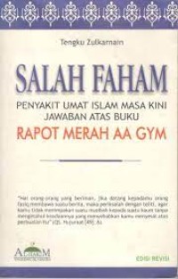 Image of SALAH FAHAM Jawaban atas Buku Rapot Merah AA' Gym