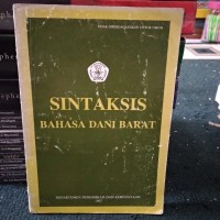 Image of Sintaksis Bahasa Dani Barat