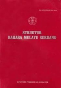Image of Struktur Bahasa Melayu Serdang
