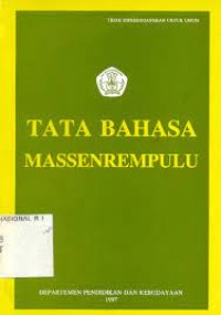 Image of Tata Bahasa Massenrempulu