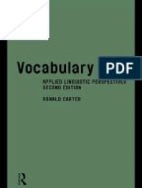 Image of Vocabulary Applied Linguistic Perspectives